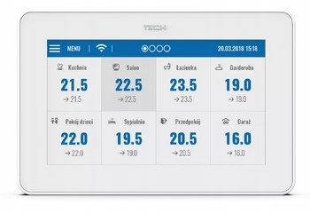 Tech M-12 Kontrolný Panel Biely Podomietkový 578
