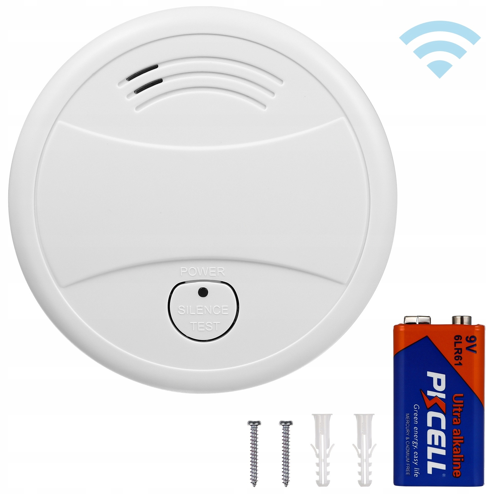 Detektor Kouře Požární Detektor Wifi Bezdrátový Alarm Jednoduchý Senzor