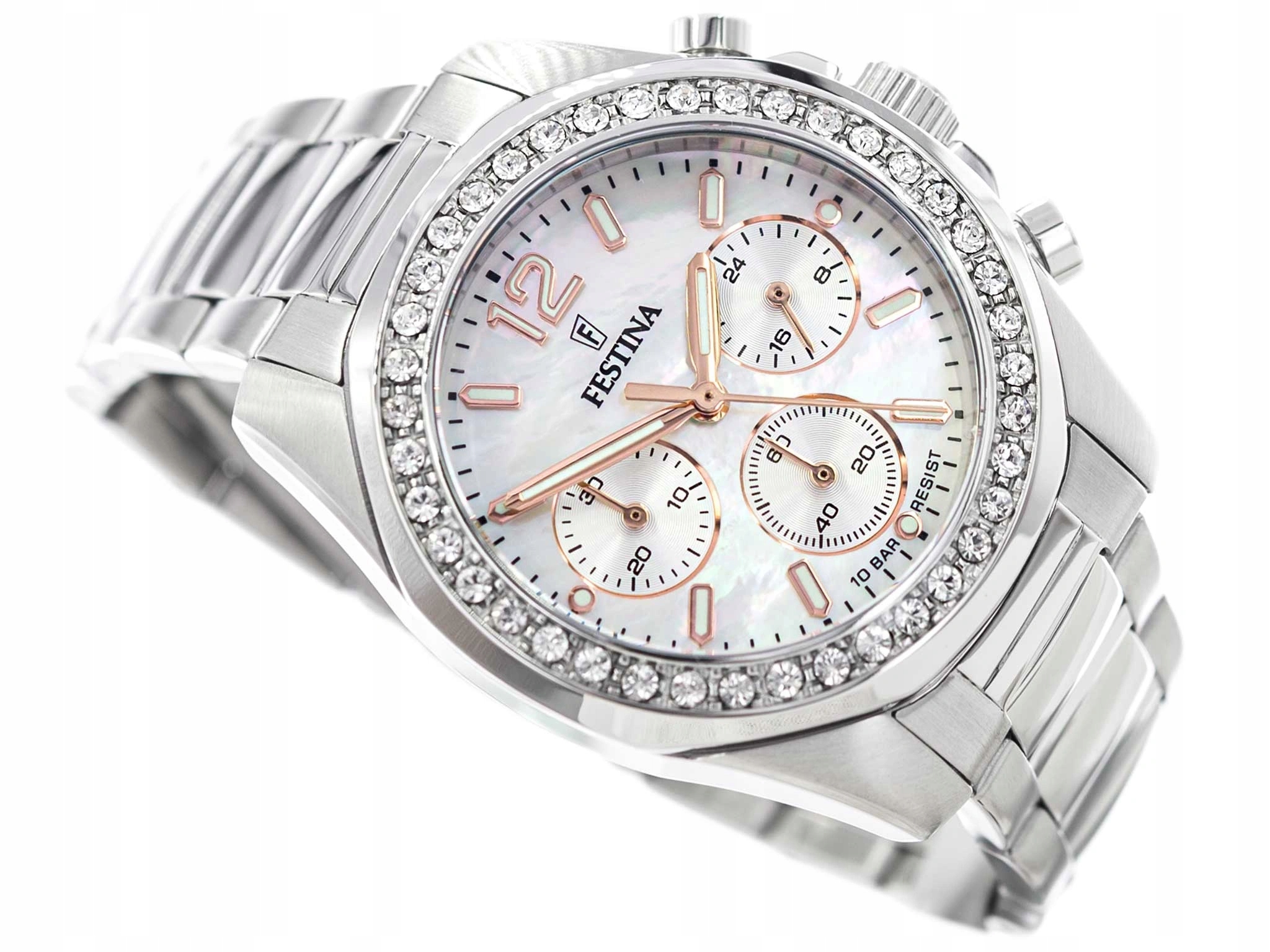 Dámské Hodinky Festina F20606/1 S Zirkony 10 CM