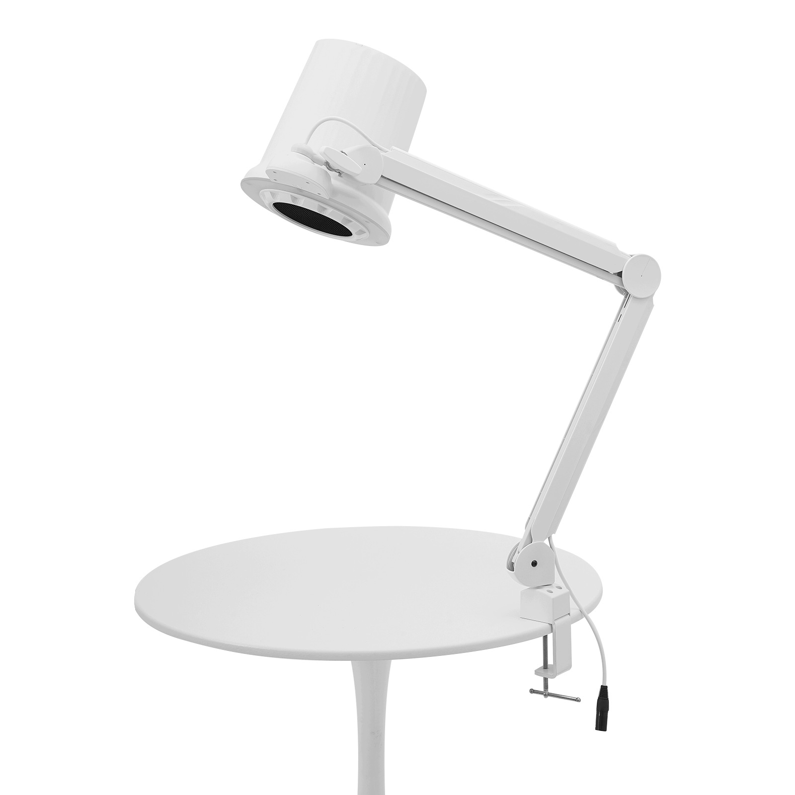 Odsavač Prachu Na Nehty 55W S Led Lampou Ventilátor Stolní