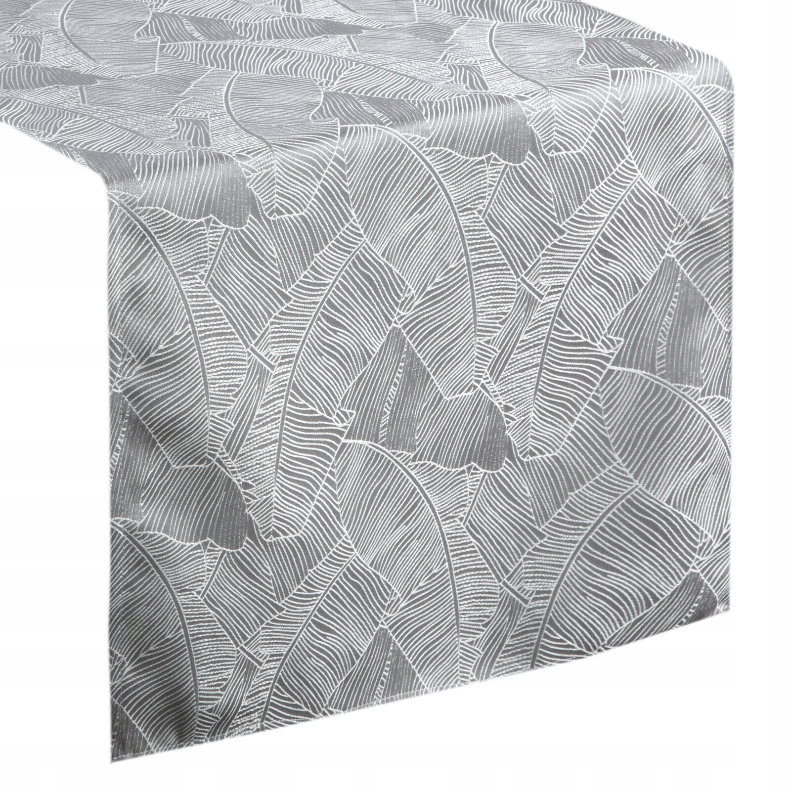 Bieżnik na stół 40x140cm srebnry