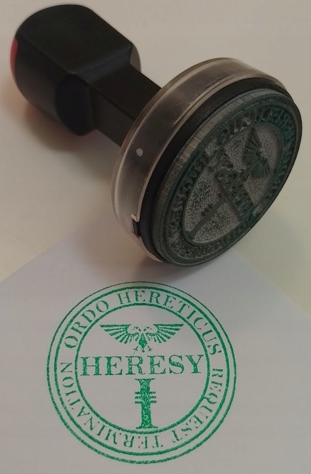 Pieczątka WH40K Heresy