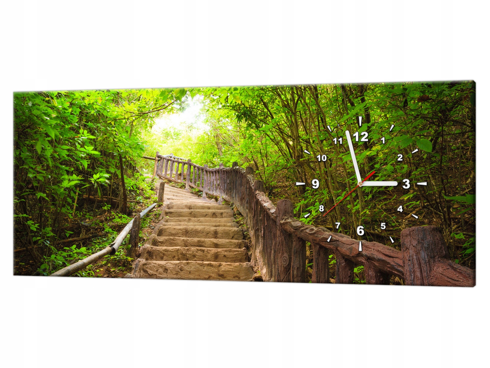 

Zegar drukowany 100x40cm Schodami w górę