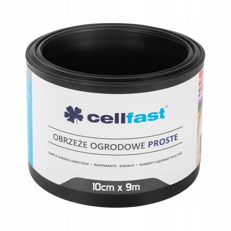 

Obrzeże Ogrodowe Proste 10CMX9M Czarne Cellfast