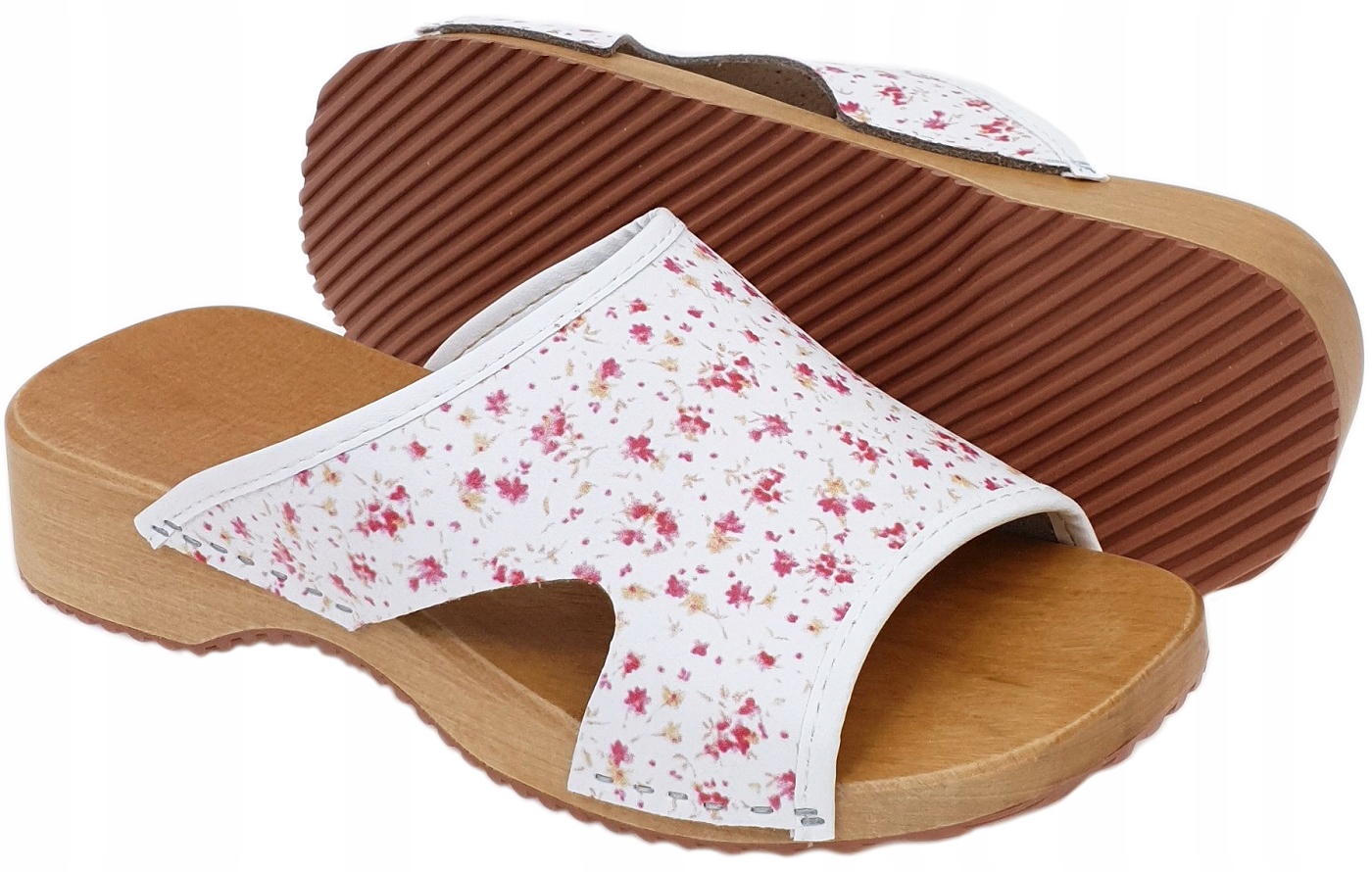 

Drewniaki Chodaki Medyczne w Kwiaty Odkryte *39*