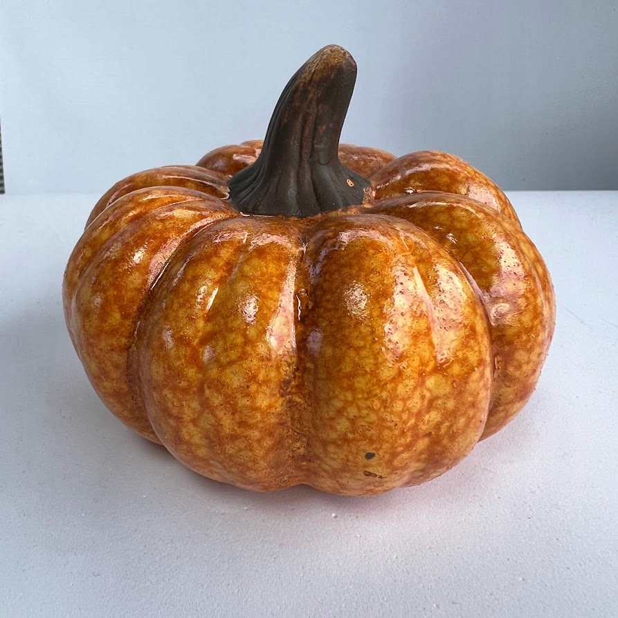 Jesienna figurka DEKORACJA JESIEŃ DYNIA MINI ŻÓŁTY