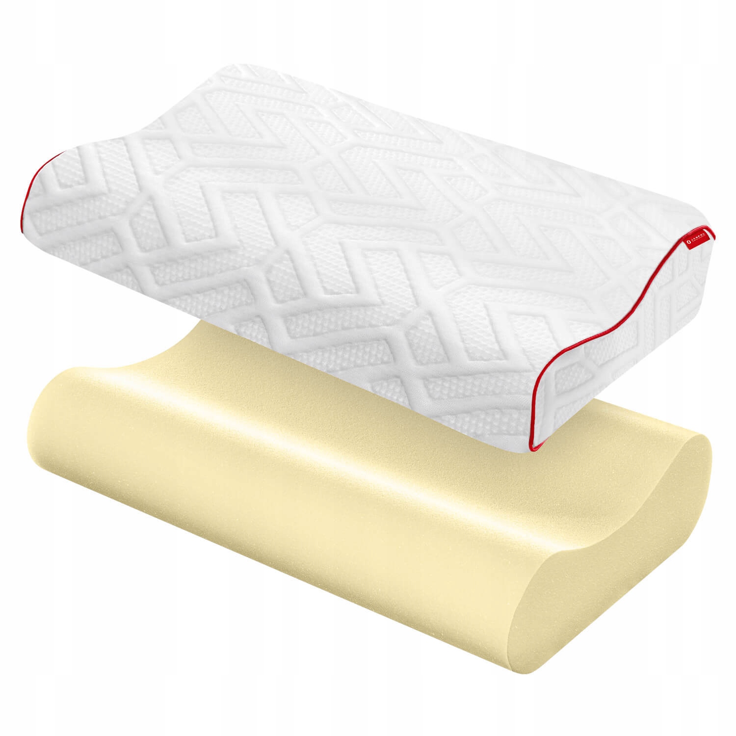 Poduszka profilowana termoelastyczna Janpol 50x36x11/13 cm Premium Stretch