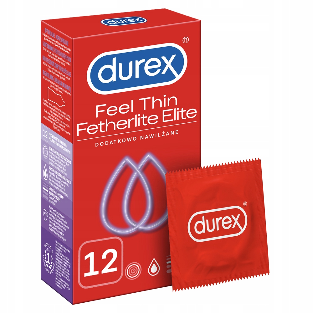 

Prezerwatywy Durex Fetherlite Elite cienkie 12 szt