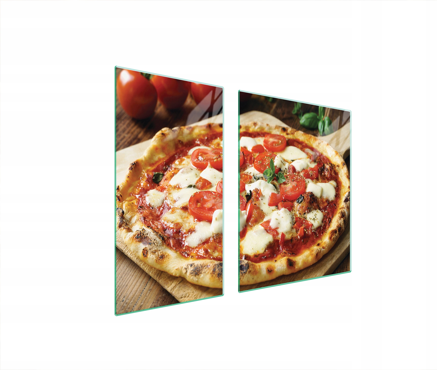 Ochranná Skleněná Deska Na Sporák 90x52 Pizza Tvrzené Sklo