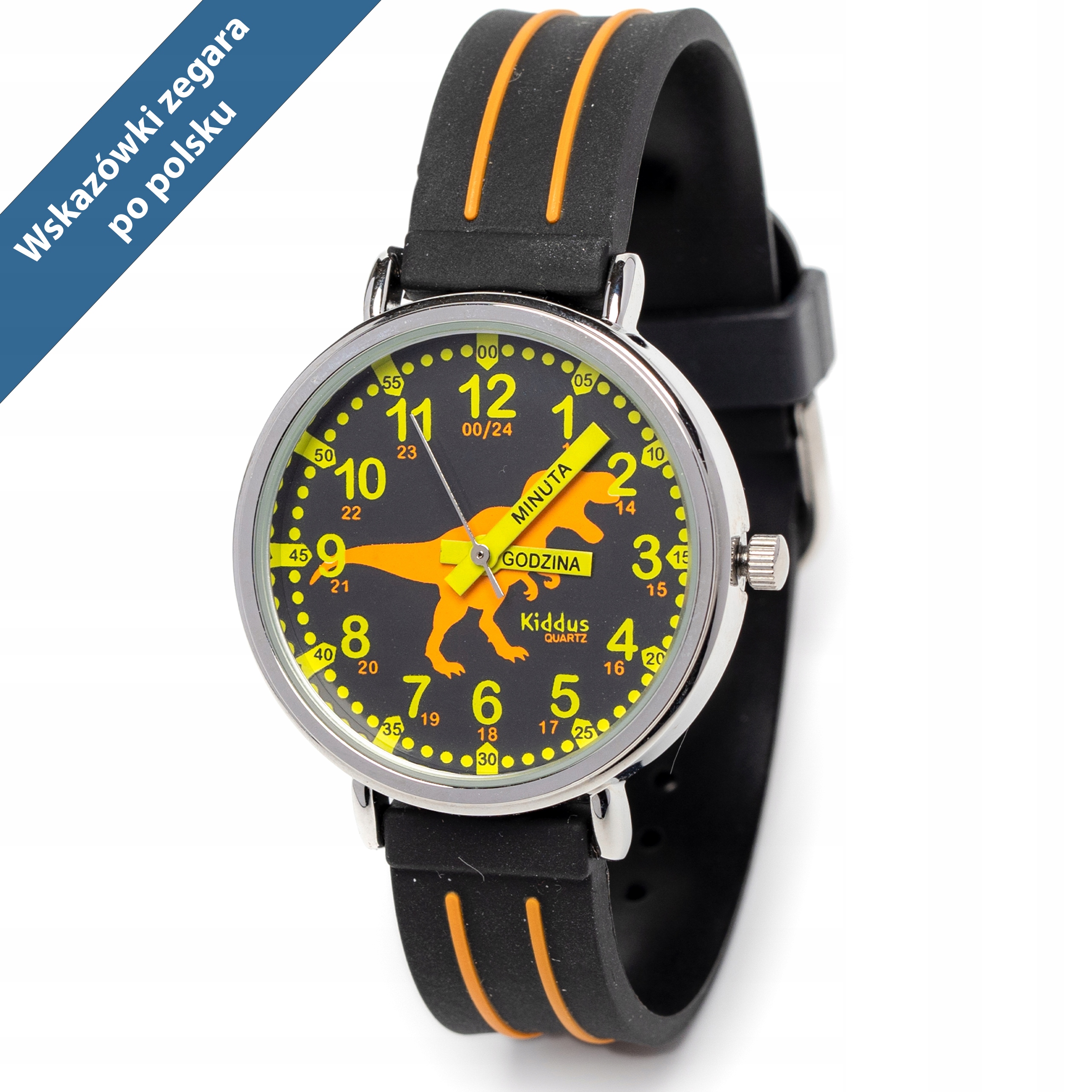 Vzdělávací hodinky na zápěstí pro kluky a holky. Naučte se poznávat čas Polština