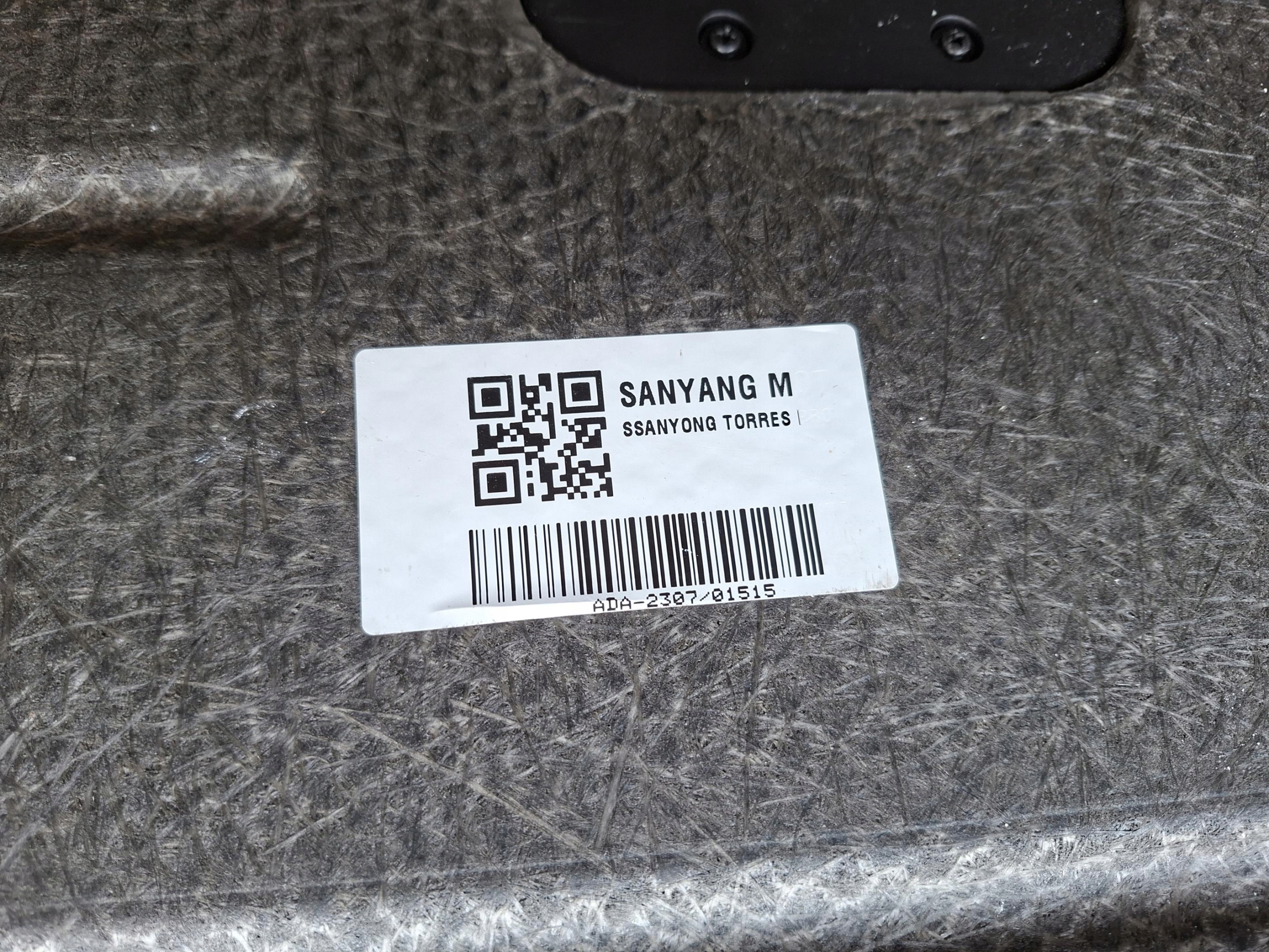 mats boot plato 76860-41000 SSANGYONG KGM TORRES EVX