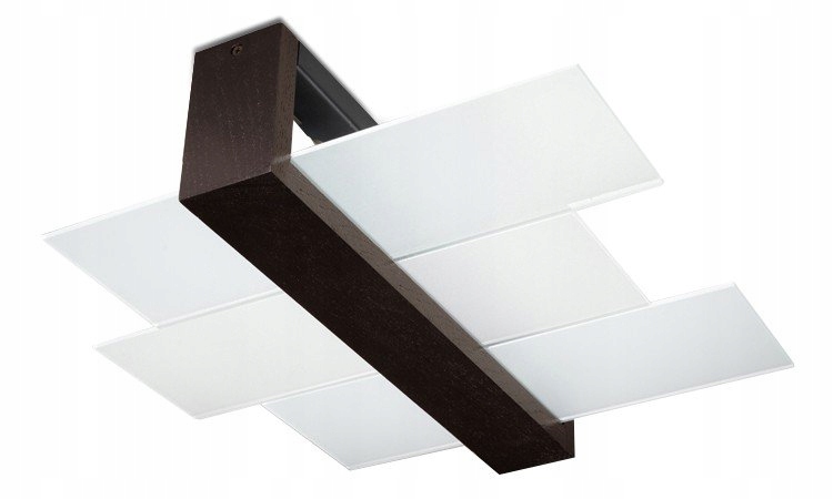 Stropná lampa Feniks 2 Wenge Sollux