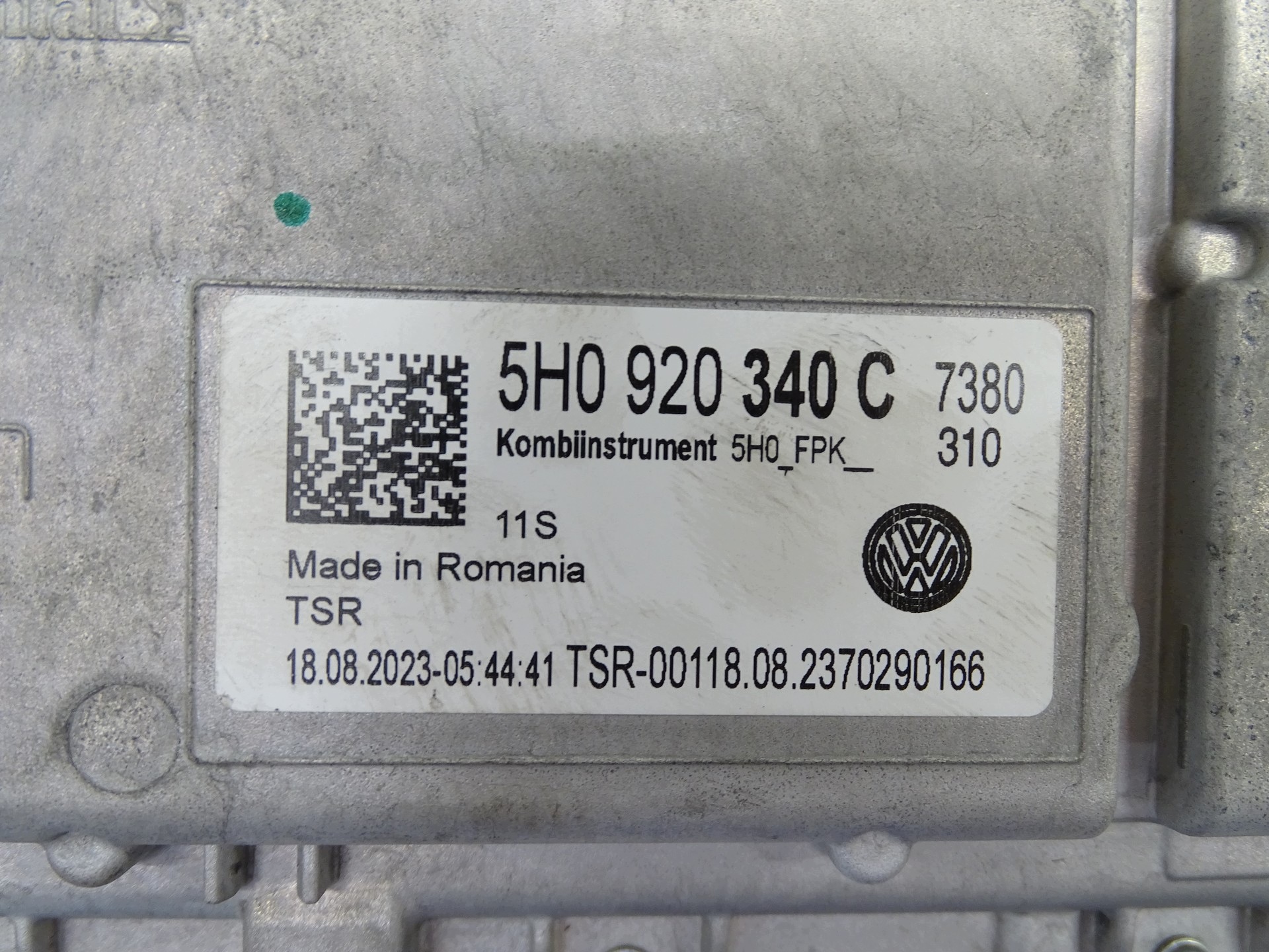 dials dials WIRTUALNE VIRTUAL VW GOLF VIII 8 5H0920340C