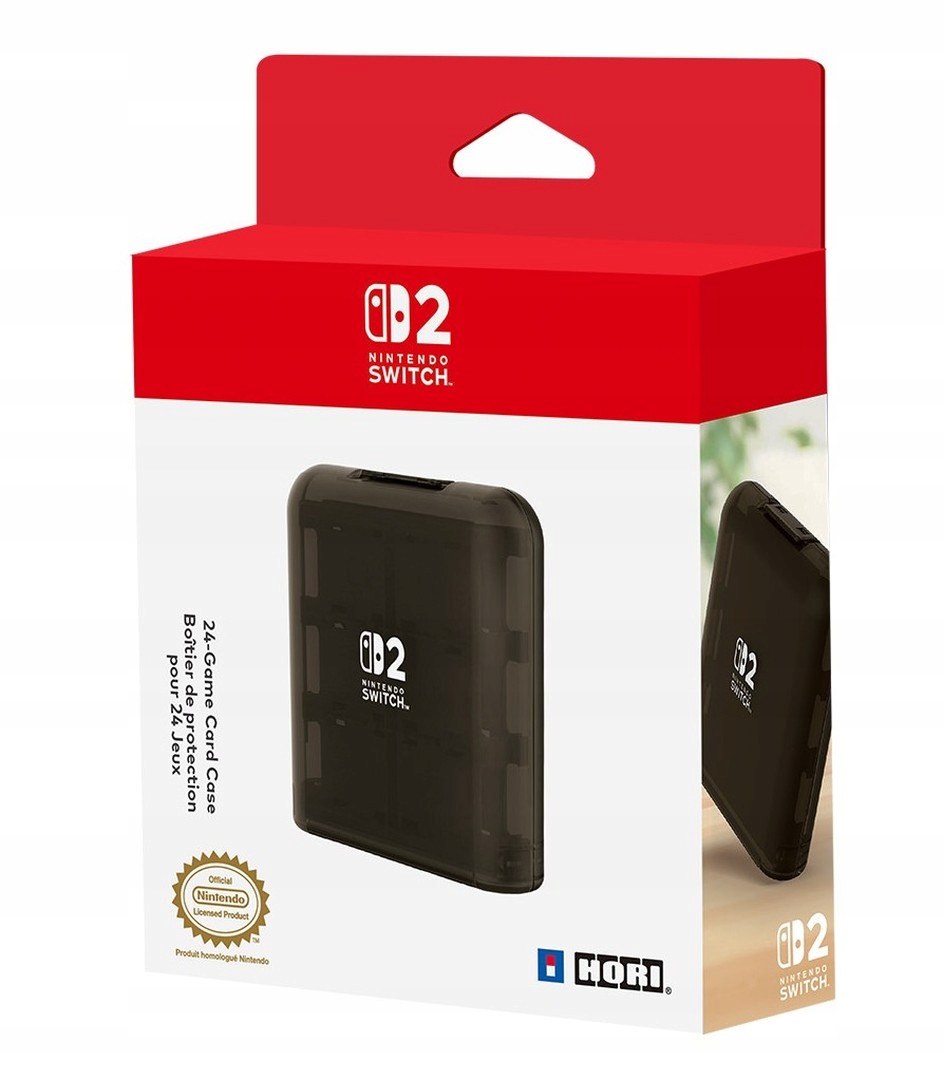 Etui czarne Hori na 24 gry do Nintendo Switch 2
