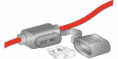 GNIAZDO OBUDOWA BEZPIECZNIKA HERMETYCZNE UNI 19mm UNIVAL SAMOCHODOWEGO Producent części MTA