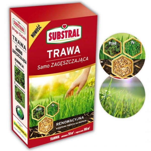 SUBSTRAL восстанавливающая трава 1 кг САМОУПЛОТНЯЮЩАЯСЯ