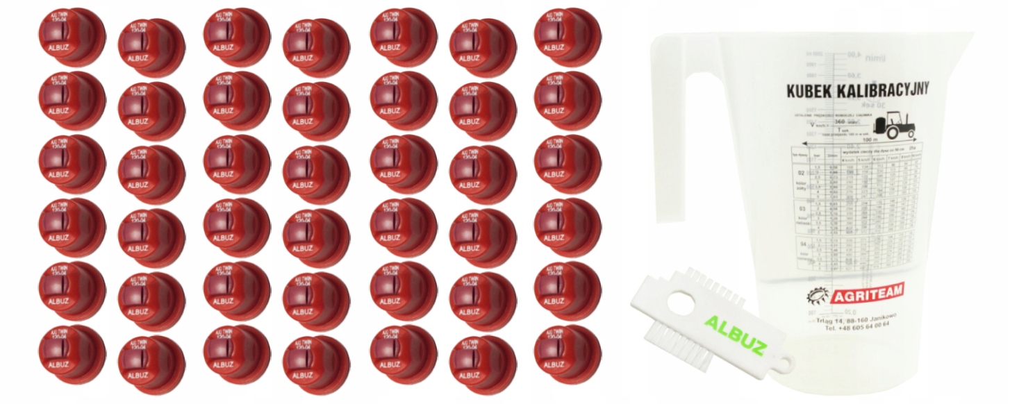 KOMPLET DYSZ BELKA 21M AXI TWIN 12004 ALBUZ GRATIS