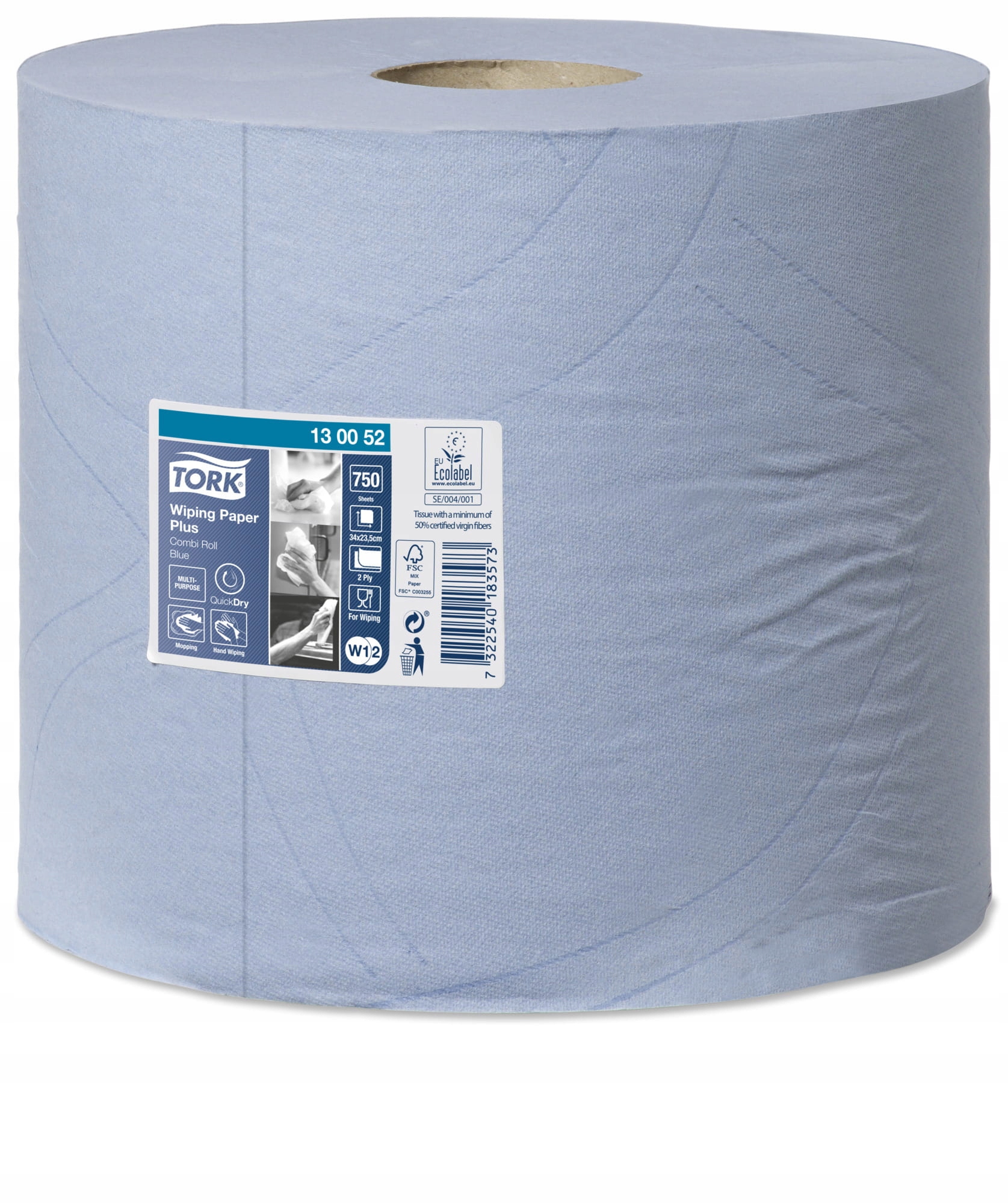Ręcznik papierowy czyściwo chłonne kuchenne 2 warstwy W1 Tork 130052