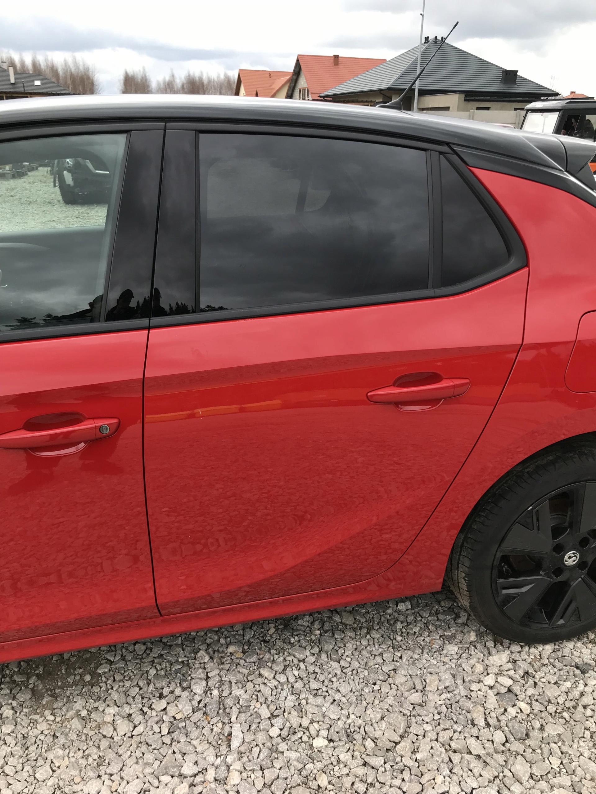 DRZWI LEWE LEWY TYŁ KOMPLETNE OPEL CORSA F 19- KKN