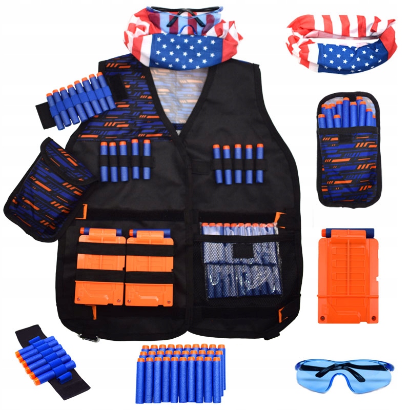 

Kamizelka Do Nerf Z Dodatkami Akcesoriami Do Nerf