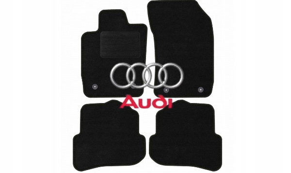 Dywaniki Samochodowe Welurowe Audi A3 8P 2003-2013