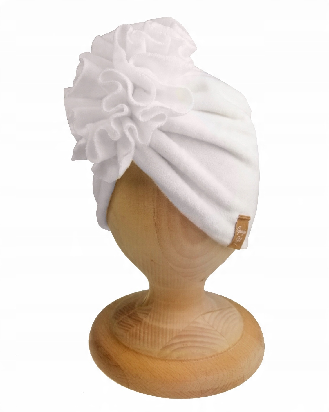 

Piękny Velur Turban duo czapka na głowę roz 48-51