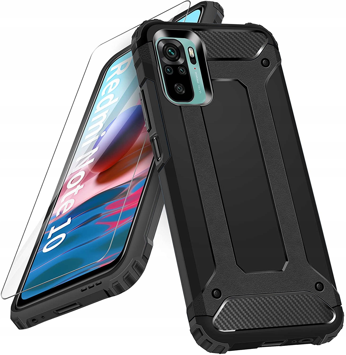 

Etui Armor Case Do Xiaomi Redmi Note 10 Szkło