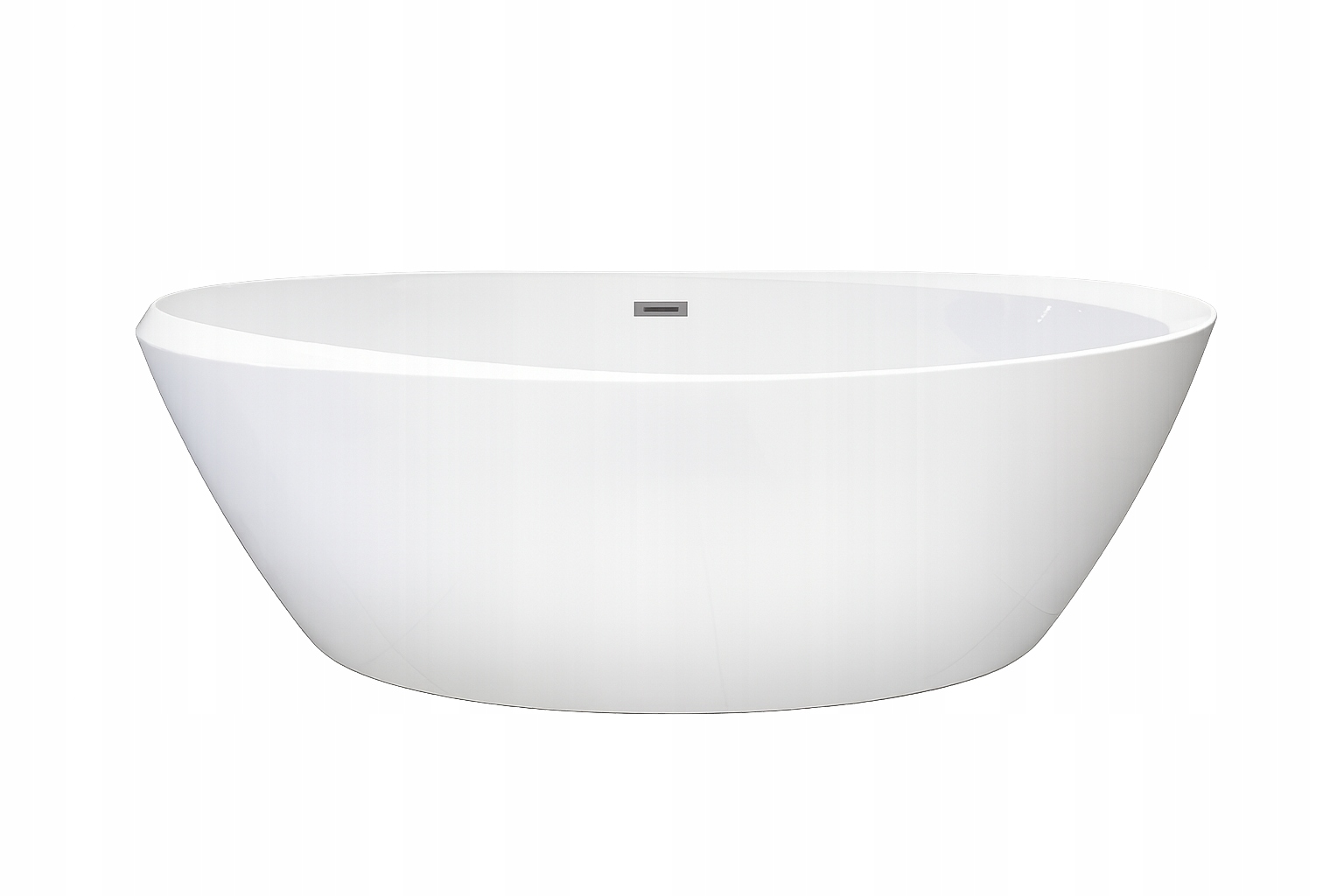 Bílá volně stojící vana Indes Kovalo 170 cm Lesklá