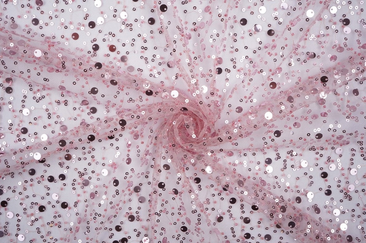 Látka Flitry Korálky Tyl Na Prémiové Šaty