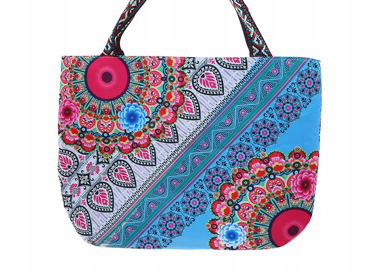 Torba na suwak z nadrukiem dwustronnym na zakupy Marka bez marki