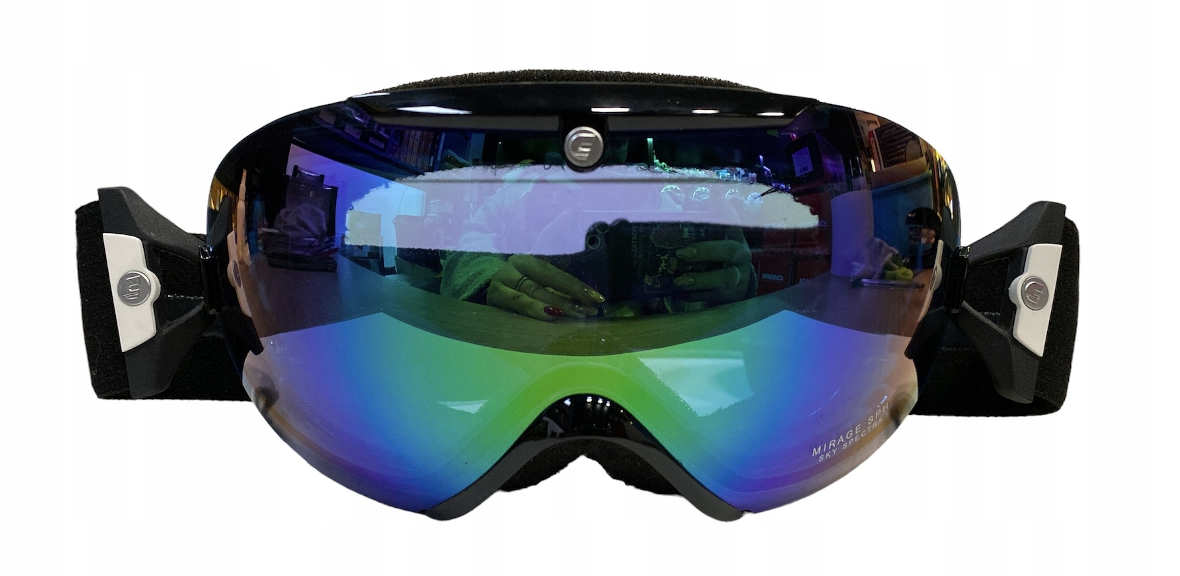 GOGLE CARRERA MIRAGE SPH BLACK FLORAL SKY SPECTRA 47% PRZEPUSZCZALNOŚCI