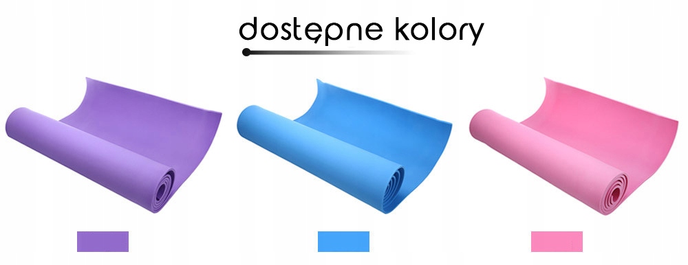 MATA DO JOGA AEROBIKU ĆWICZEŃ KARIMATA POPD NAMIOT PIANKOWA 4MM GRUBA Marka Liderhoff