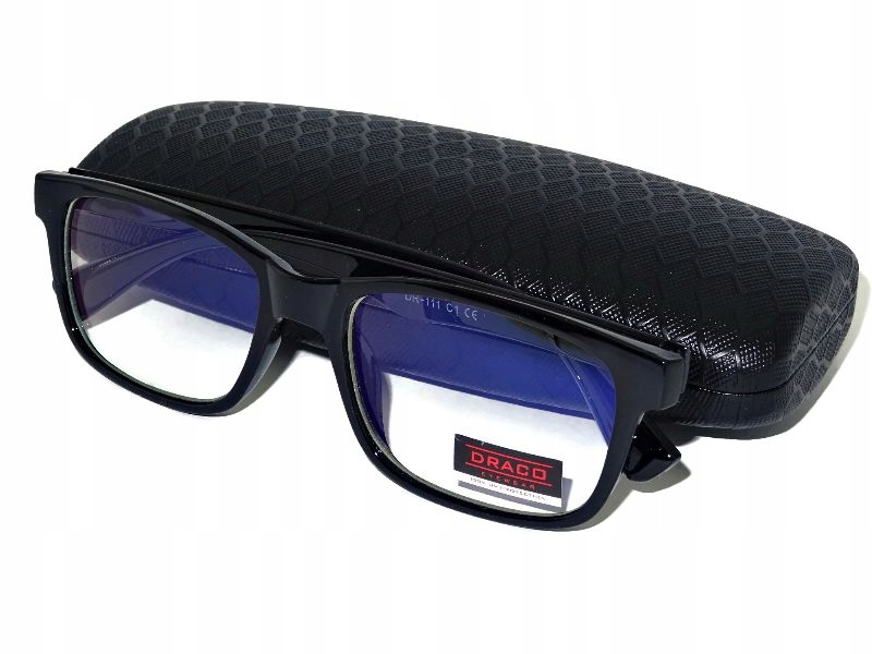 Okulary ANTYREFLEX zerówki OPRAWKI Komputer UV400 Fason nerdy