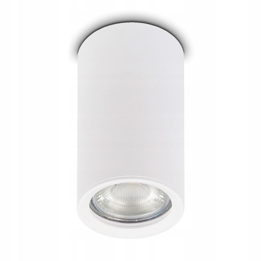 OPRAWA DO LED NATYNKOWA HALOGENOWA TUBA BIAŁA + GU10