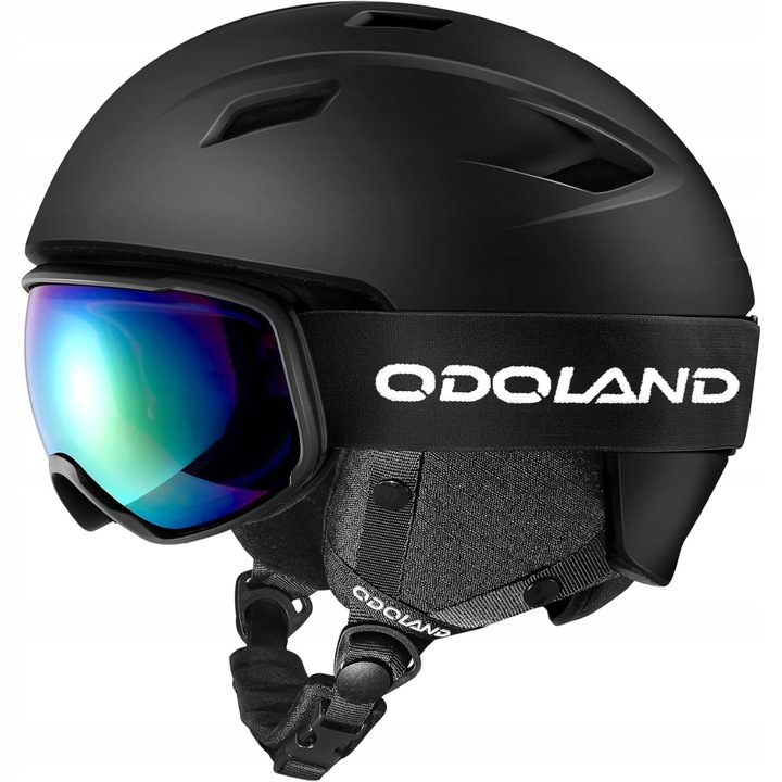 Lyžařská přilba Odoland SP0392 Black L 59-62 cm Brýle