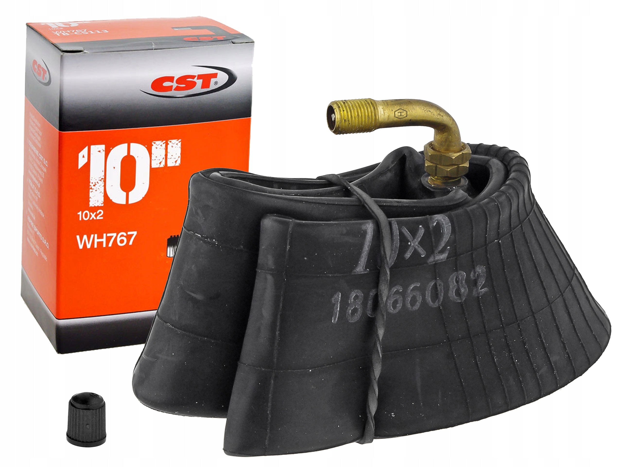 

Cst WH767P 10x2 dętka krzywy zawór 90° wózka Av