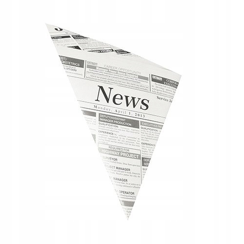 Papierové tašky rožky 32x23x23cm, 250g 1000 ks