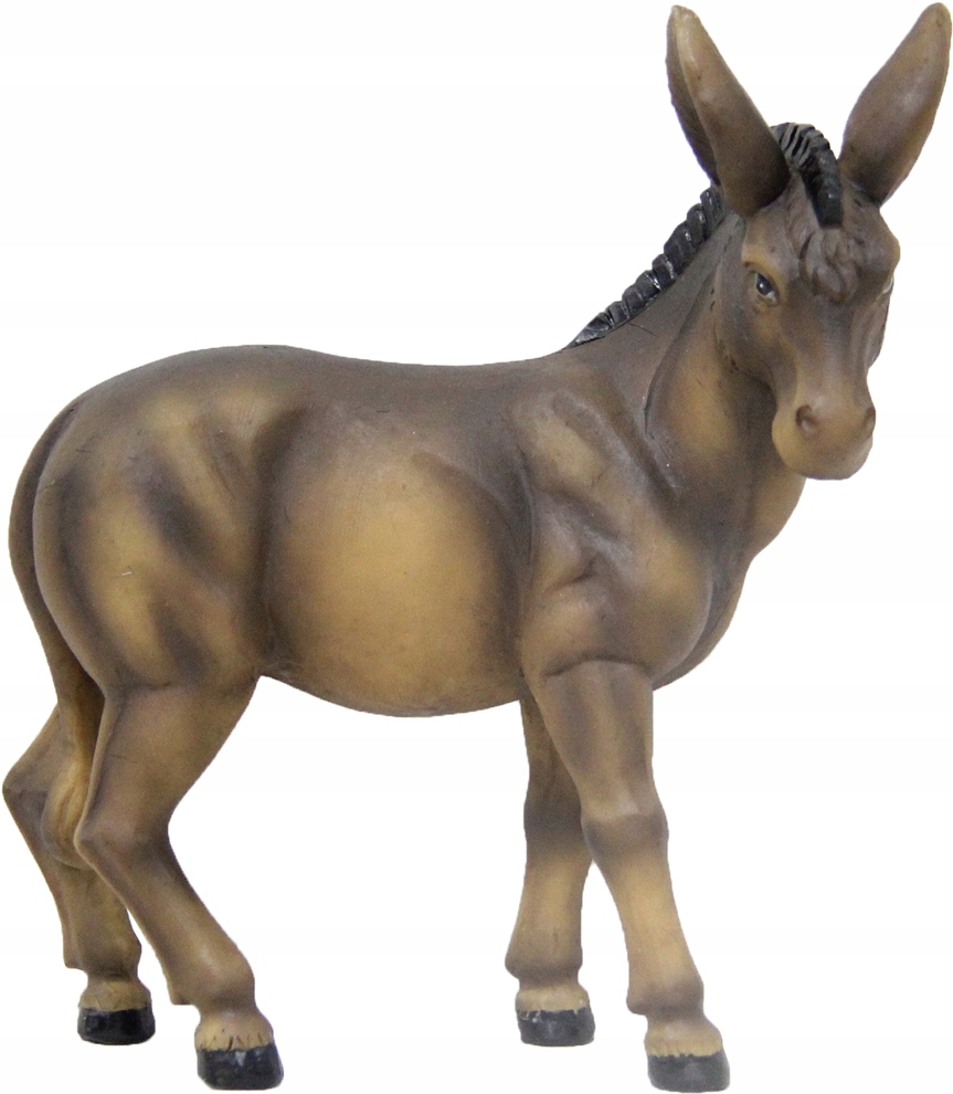 

Osioł stojący- 7,7cm wysoki do figur o wys. 9cm