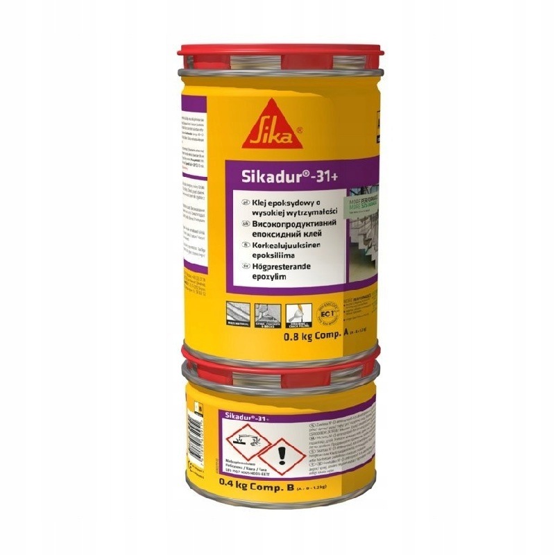 Epoxidové Lepidlo Pro Opravu Trhlin Spár Sika Sikadur 31+ 2-SLOŽENÍ 1,2 Kg