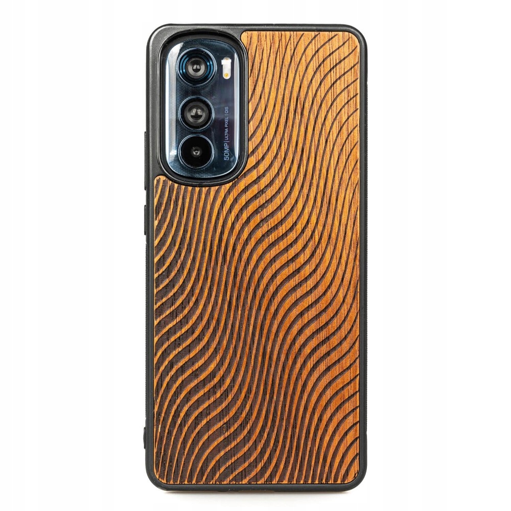 Drewniane Etui Bewood Motorola Edge 30 Fale Merbau
