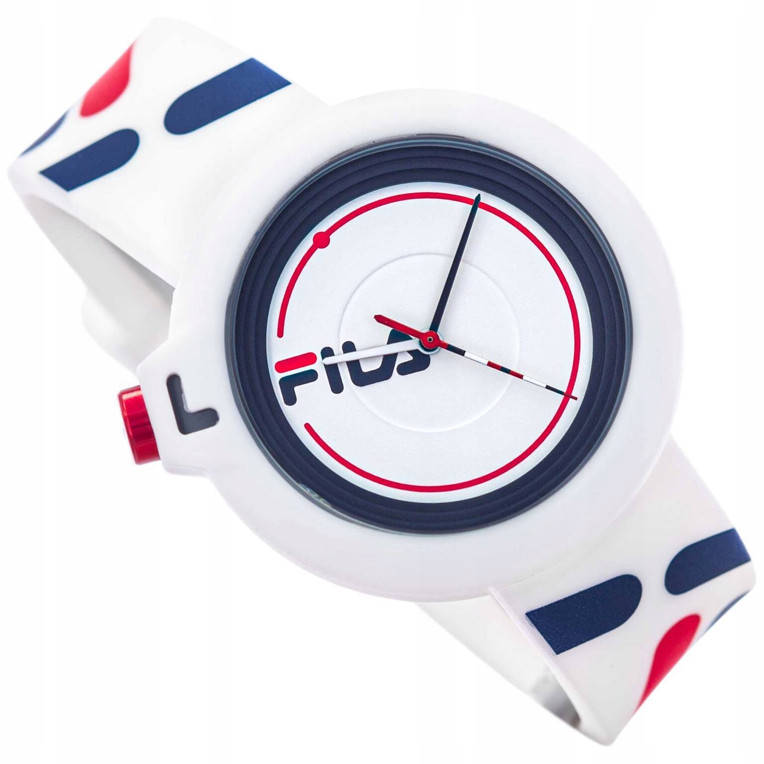 Hodinky Fila 38-6081-006 Bílé, Unisex Sportovní Řemínek Pro Mládež