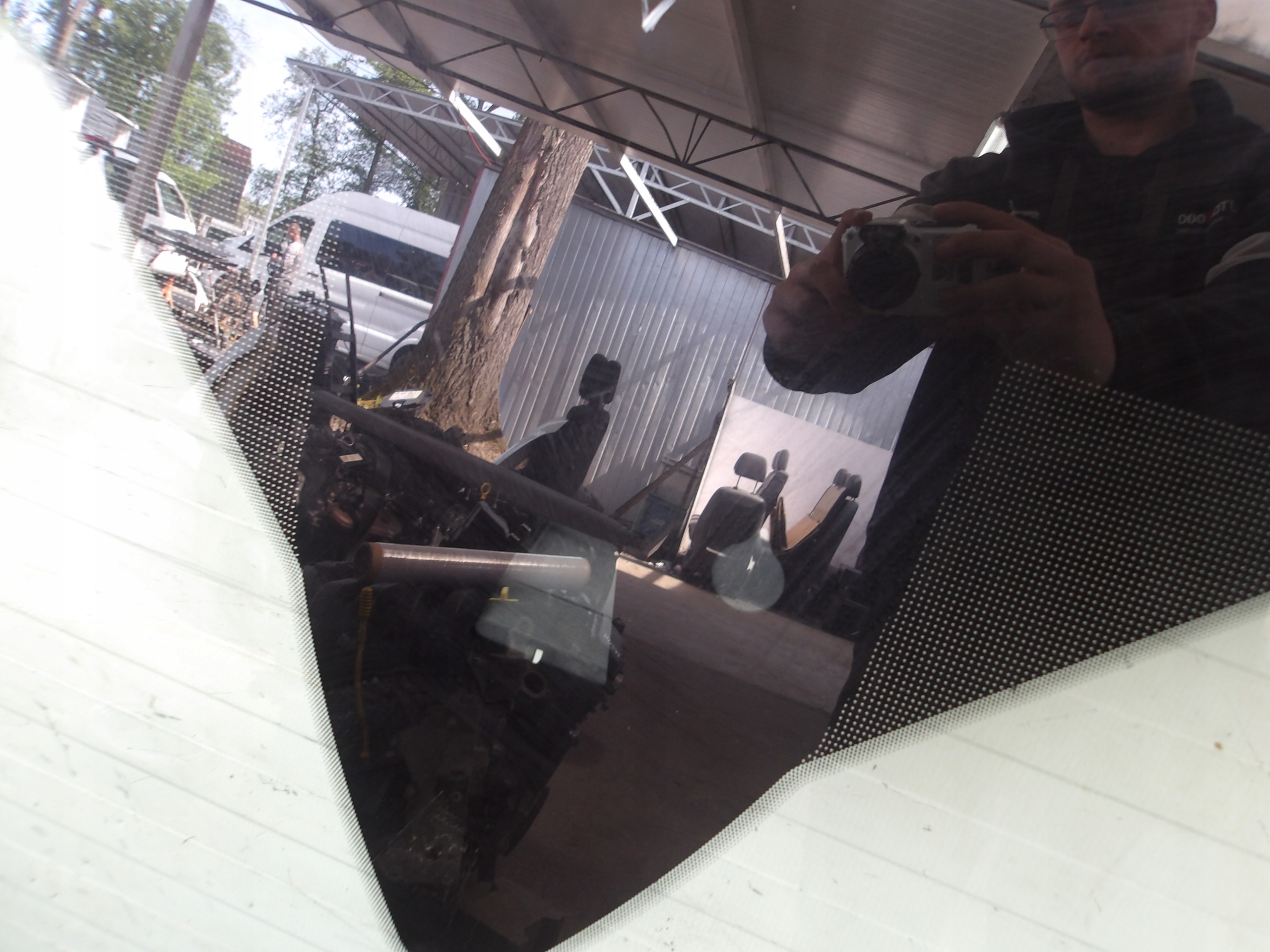 TRANSIT MK8 window iron new KAM+SEN+GRZAN 118cm