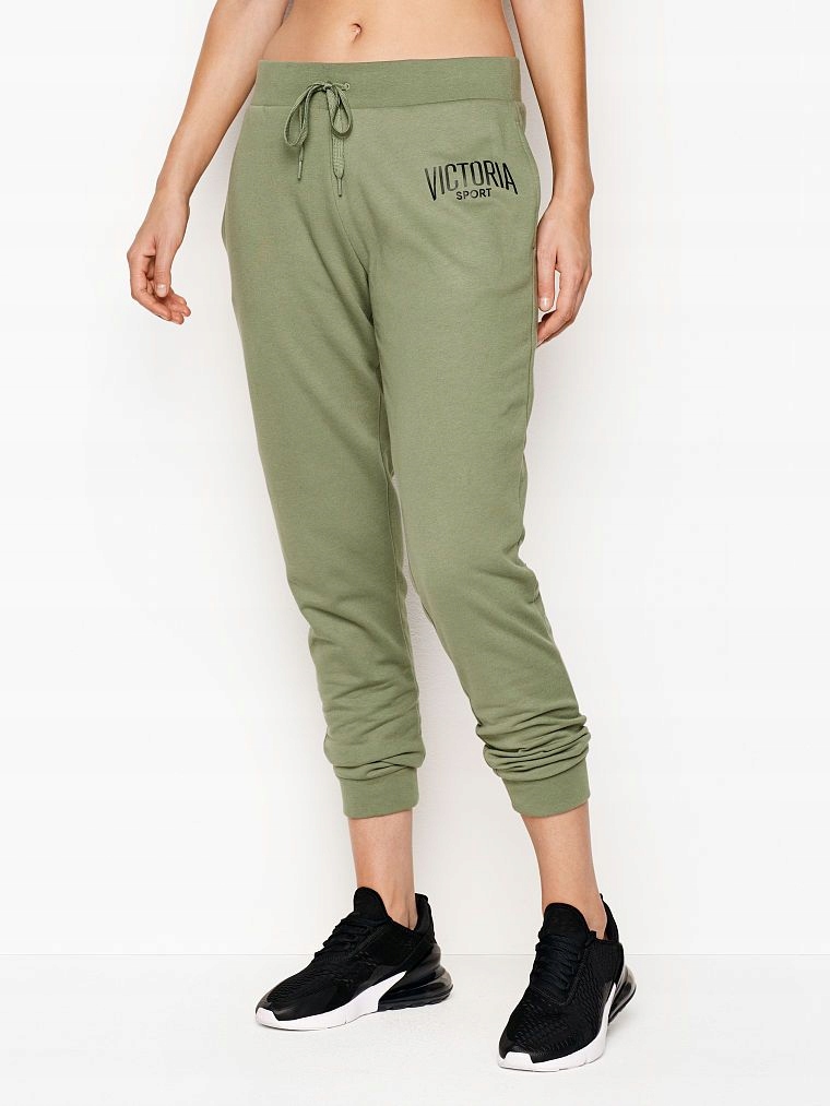 Victoria's Secret dámské tepláky Skinny jogger zelené S