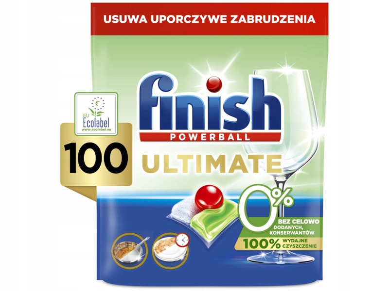 Kapsułki do zmywarki Finish Ultimate 0% 100 szt.