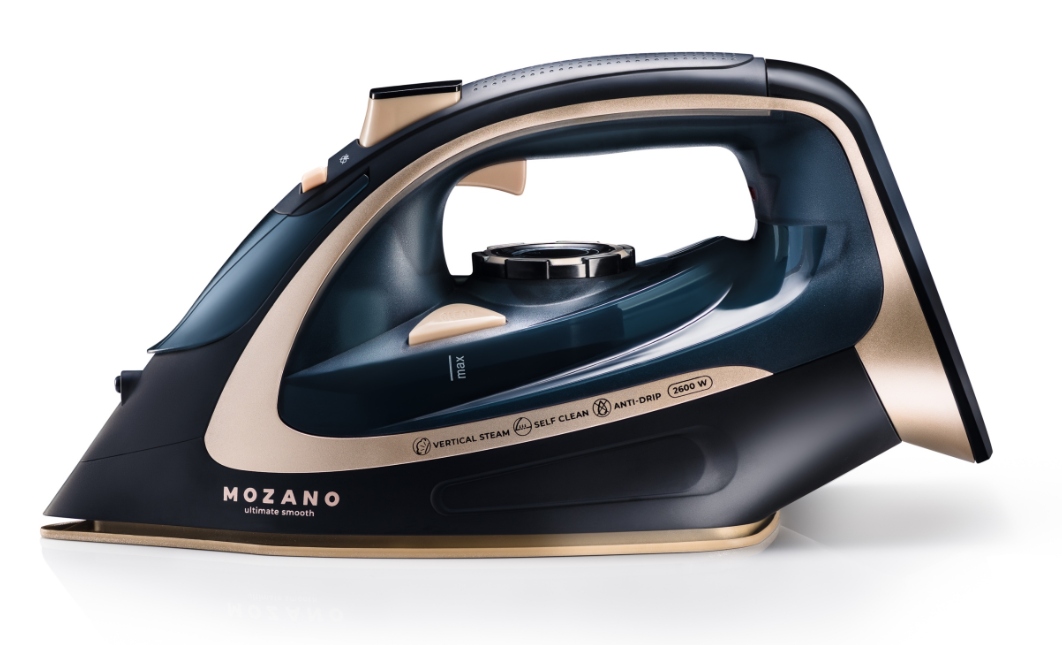 BEZPRZEWODOWE PAROWE ŻELAZKO MAZANO MOCNE 2600W CERAMICZNA STOPA POWŁOKA Silne uderzenie pary 1 g/min