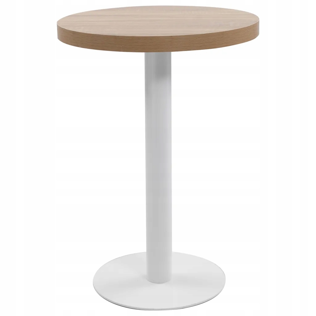 Bistro stolek světle hnědý 60 cm Mdf Hnědá 286420