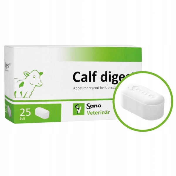Calf digest na brak apetytu i biegunk cieląt 25tab