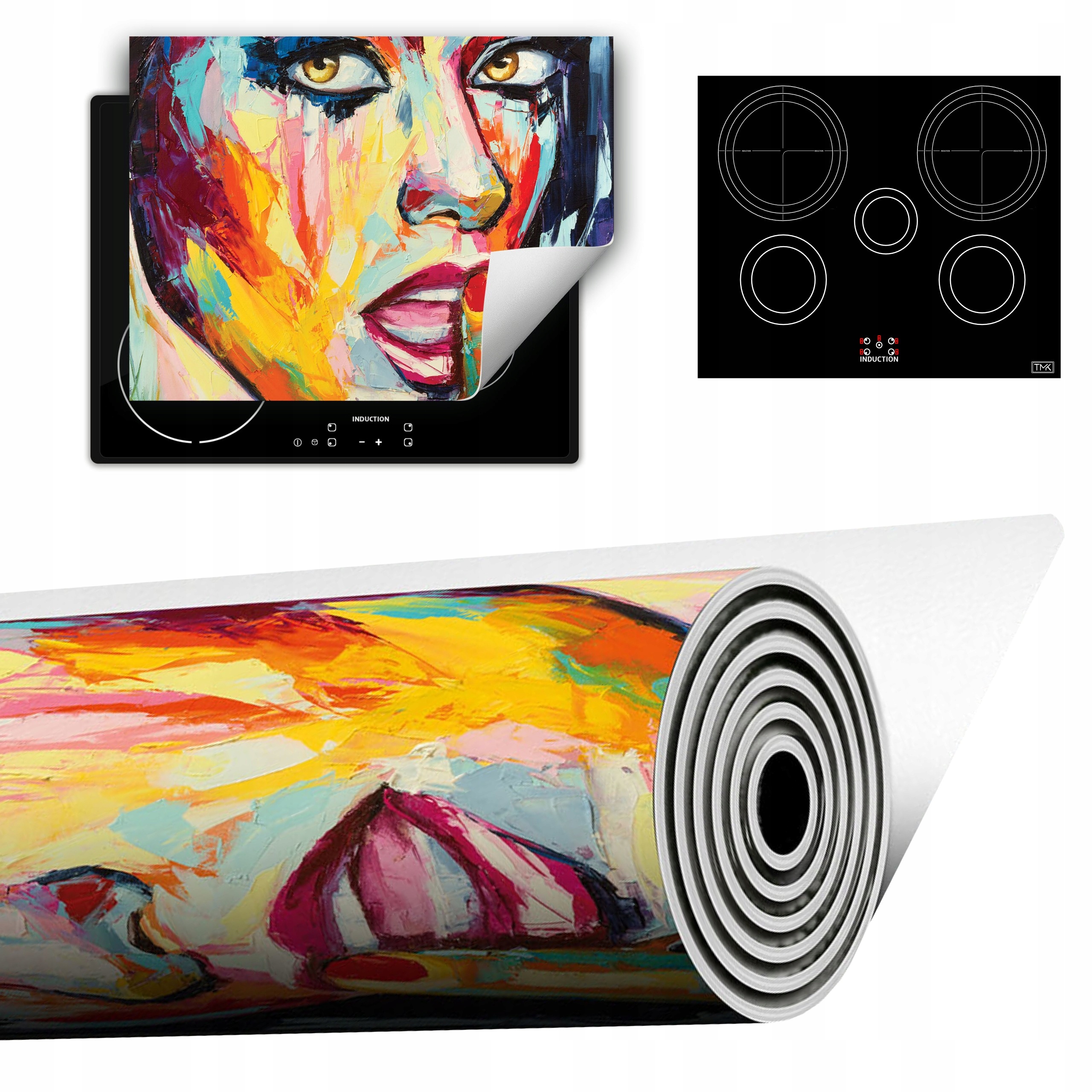 Vinylová Podložka Do Kuchyně Více Místa 70x52 obraz žena