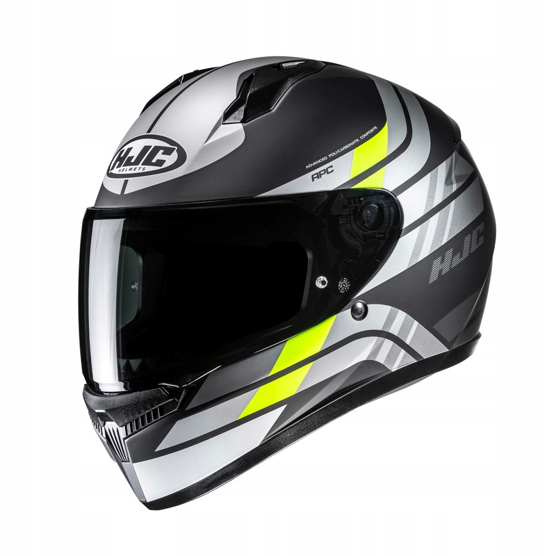 Motocyklová Prilba Hjc C10 Hyper Grey Yellow L