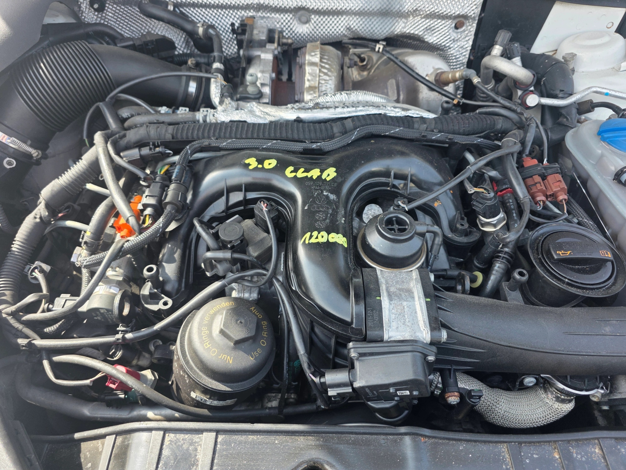 engine complete AUDI A4 B8 A5 8T A6 C7 A7 4G Q5 3.0 TDI CLA CLAB 120080KM